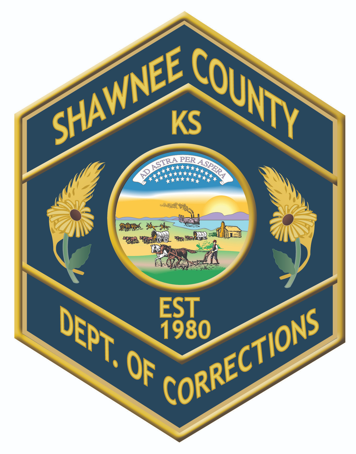 Shawnee County Department of Corrections Badge